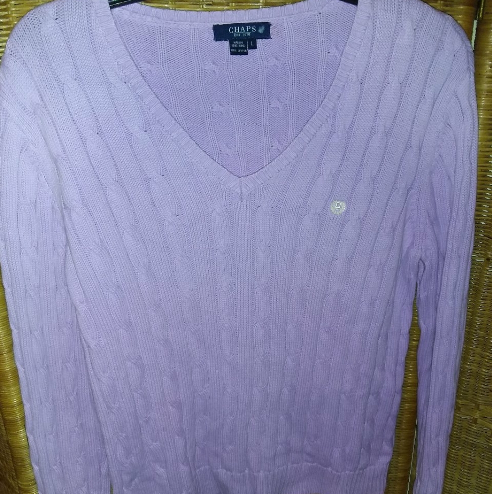 🥳2/$25 Ralph Lauren cotton crewneck sweater L